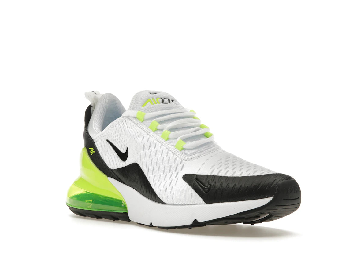 Nike Air Max 270 White Black Volt - vue secondaire A