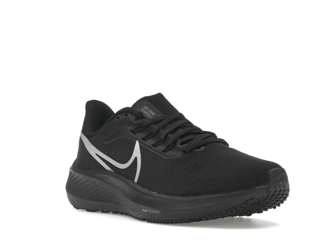 Nike Air Zoom Pegasus 39 Black Silver Metallic (Women's) - vue secondaire A