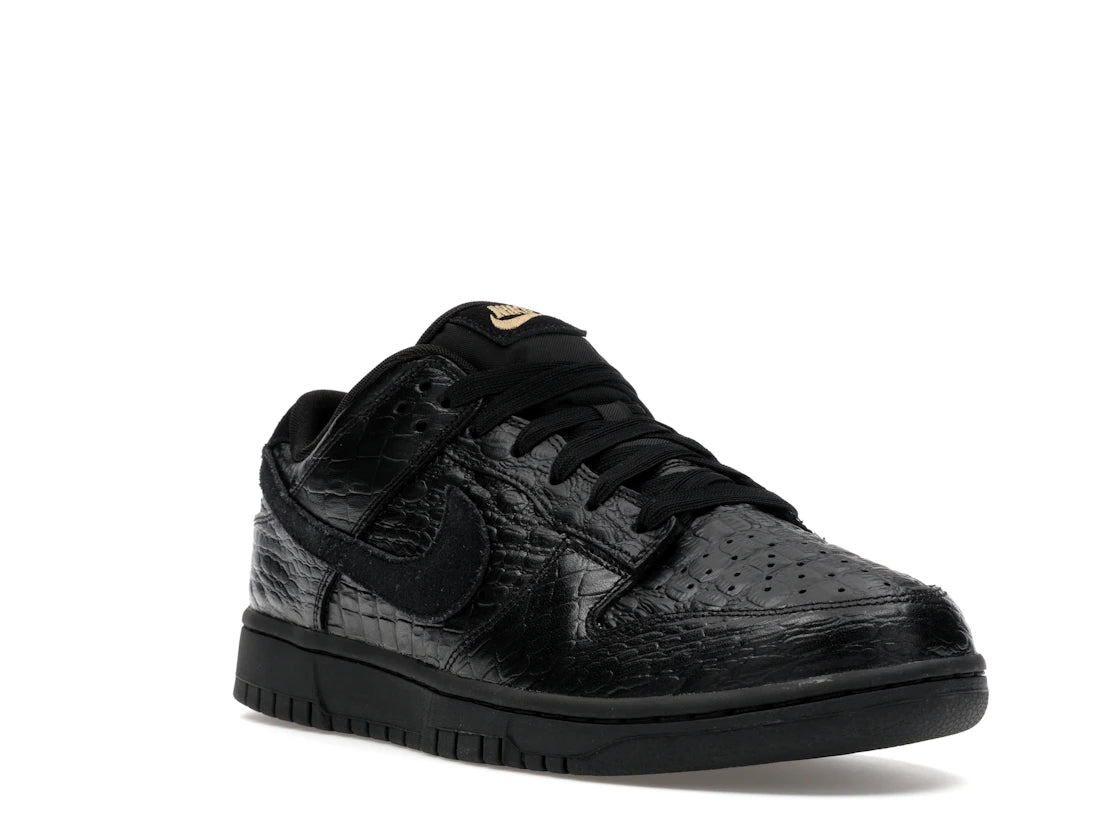 Nike Dunk Low Crocodile Black (Women's) - vue secondaire A
