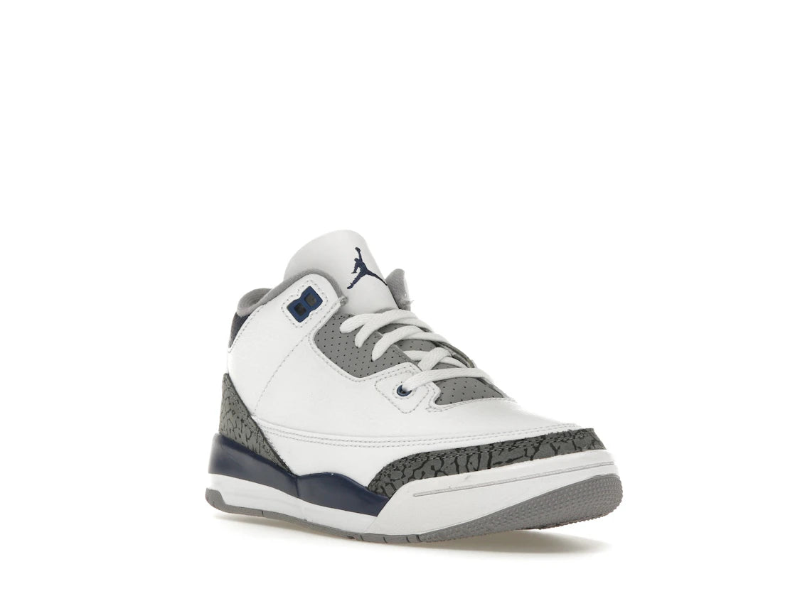 Jordan 3 Retro Midnight Navy (PS) - vue secondaire A