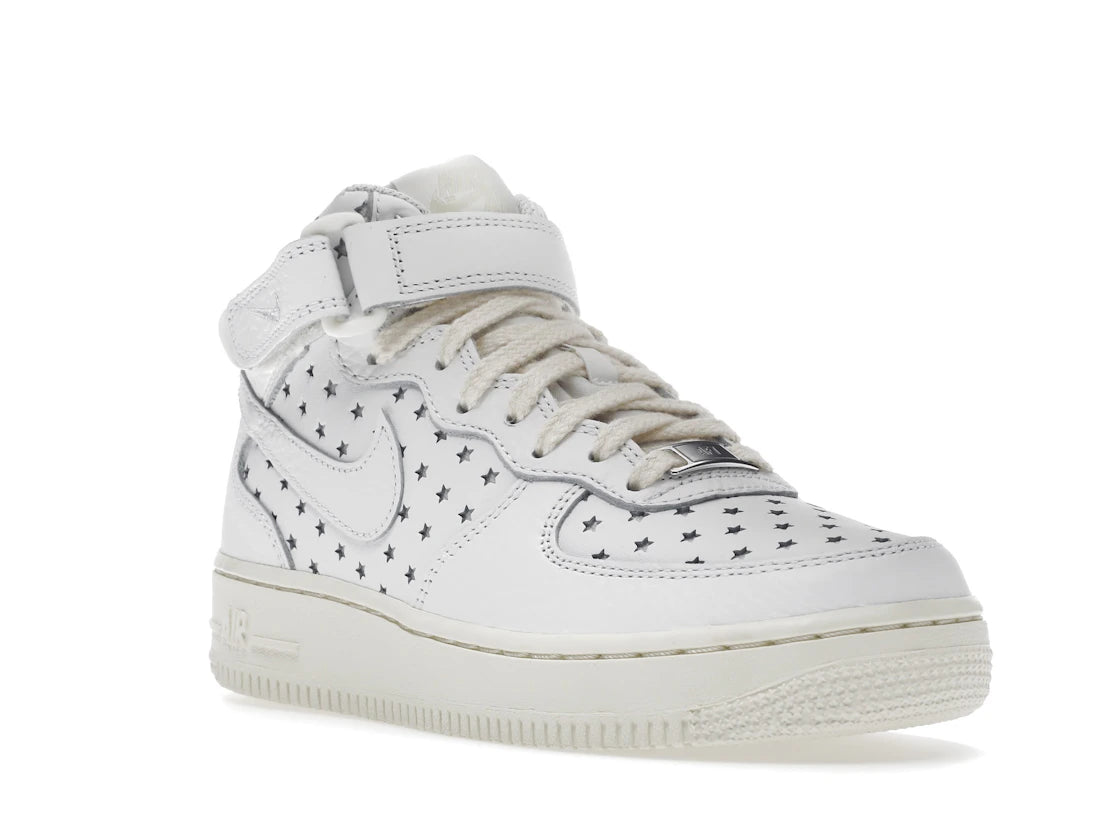 Nike Air Force 1 Mid Cut Out Stars Summit White (Women's) - vue secondaire A