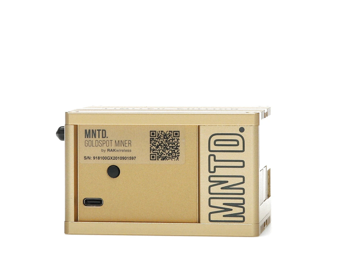 MNTD Helium Goldspot Miner (Limited Edition) 868 MHz EU Plug - vue secondaire A