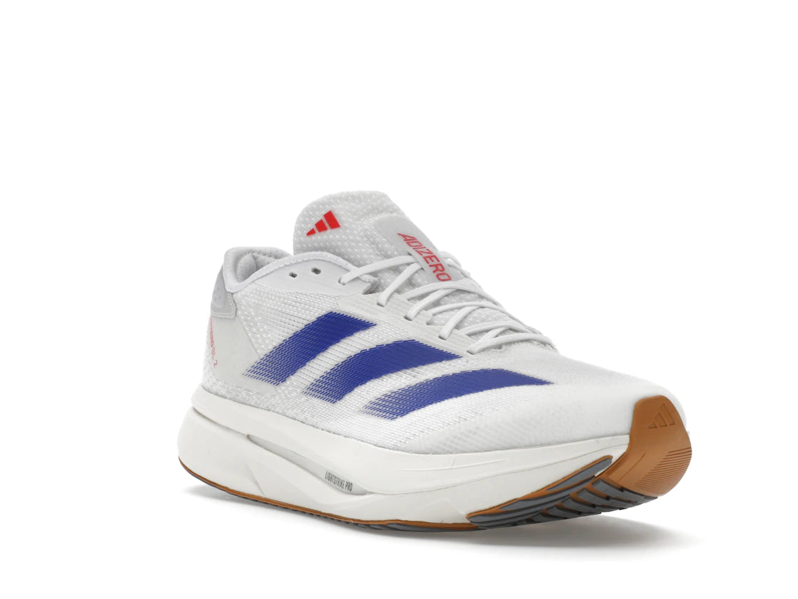adidas Adizero SL 2 Cloud White Royal Blue Pure Ruby - vue secondaire A