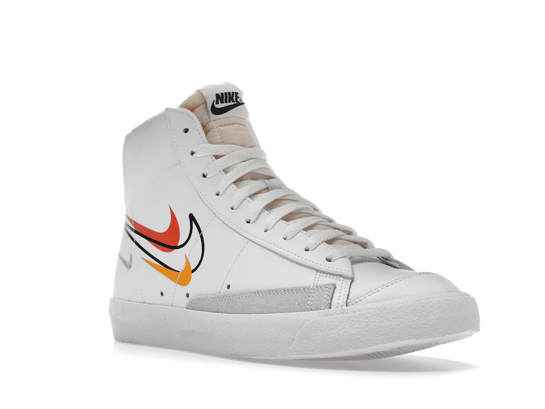 Nike Blazer Mid 77 Multi-Swoosh White - vue secondaire A