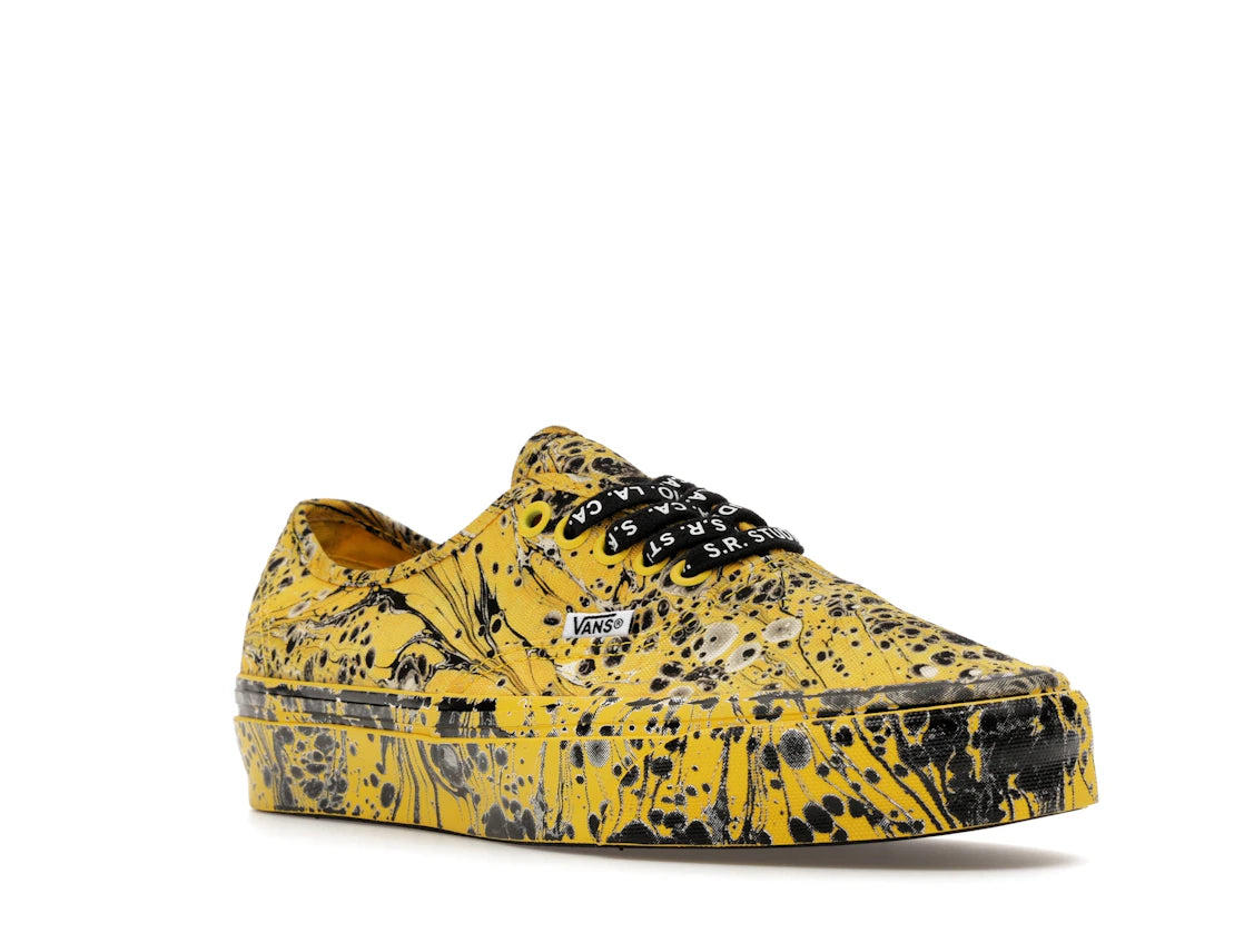 Vans Authentic S.R. Studio LA. CA. Black Yellow - vue secondaire A