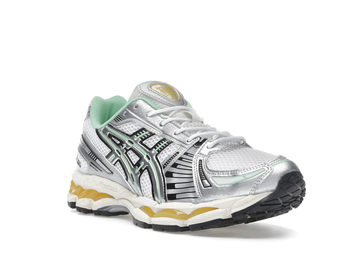 ASICS Gel-Kayano 12.1 Silver Green Orange - vue secondaire A