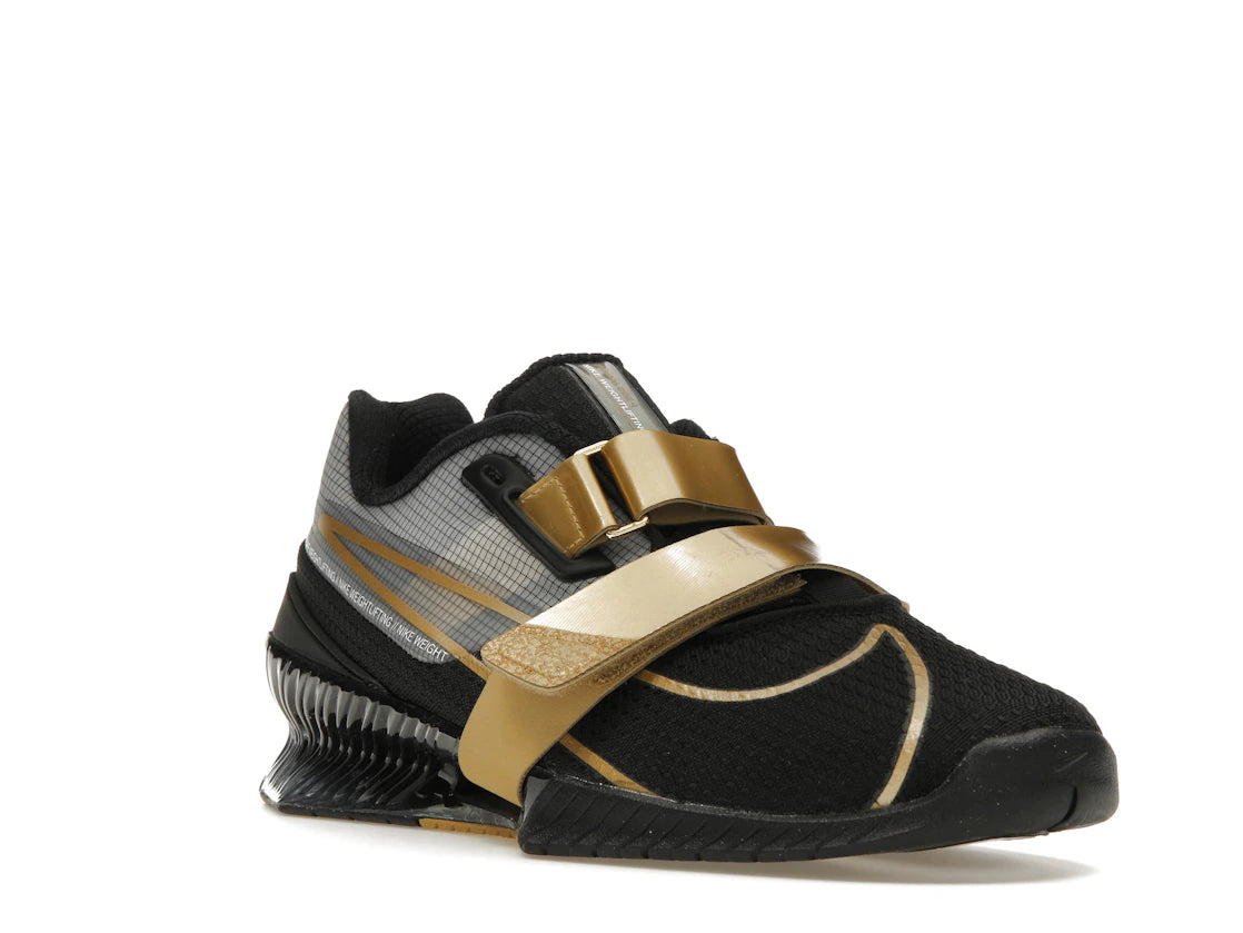 Nike Romaleos 4 Black Metallic Gold - vue secondaire A