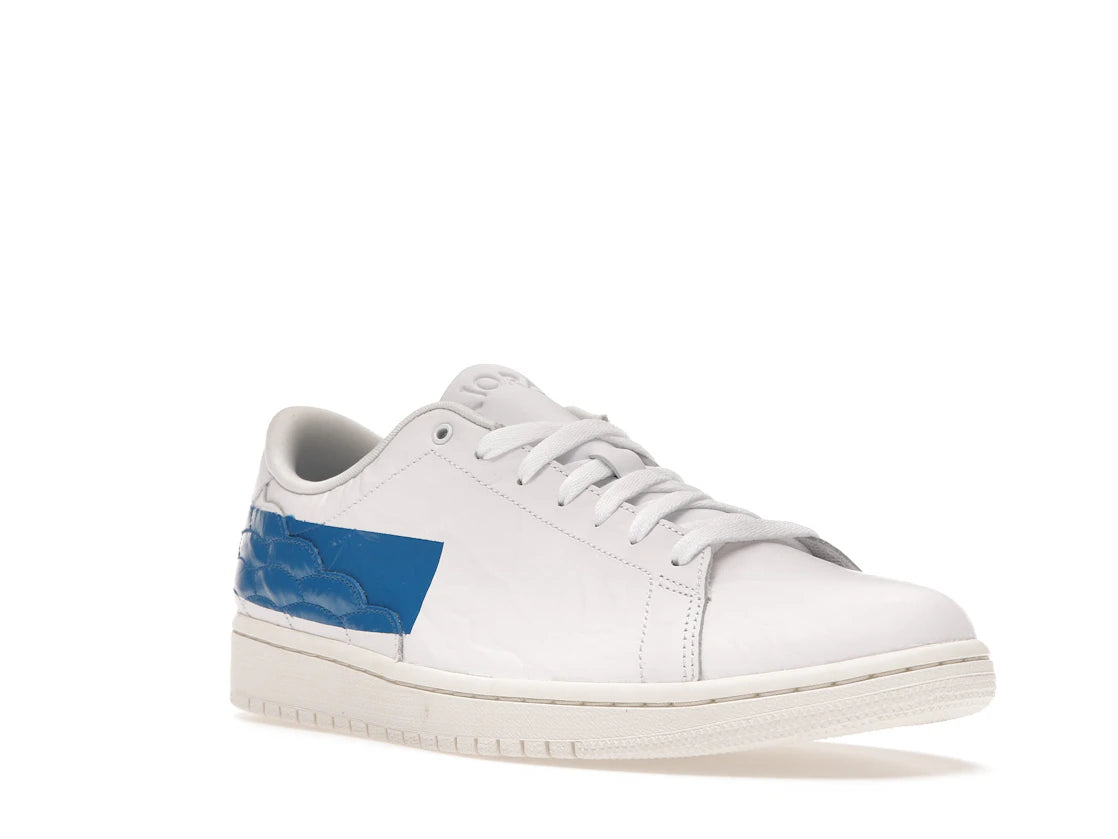 Jordan 1 Centre Court White Blue - vue secondaire A