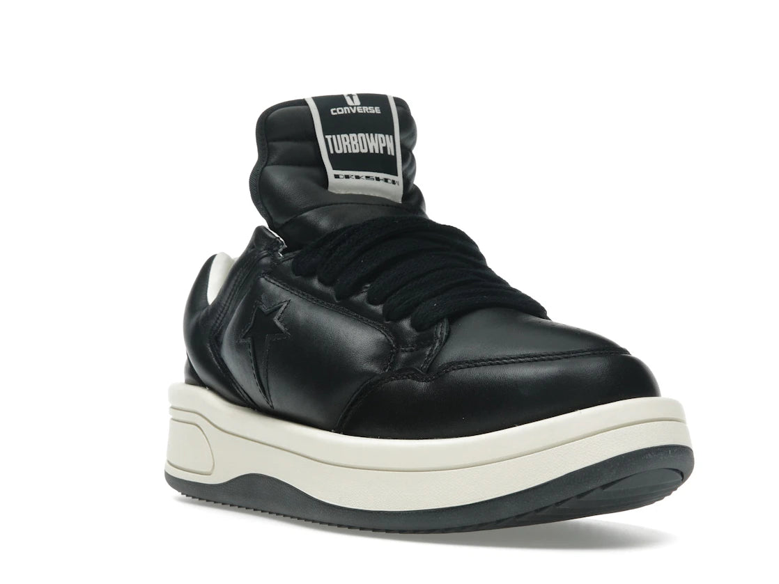 Converse TURBOWPN Low Rick Owens DRKSHDW Black Cloud Cream - vue secondaire A