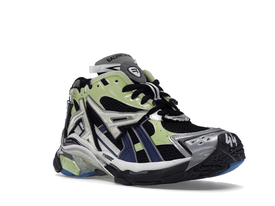 Balenciaga Runner Green Blue Black Grey - vue secondaire A