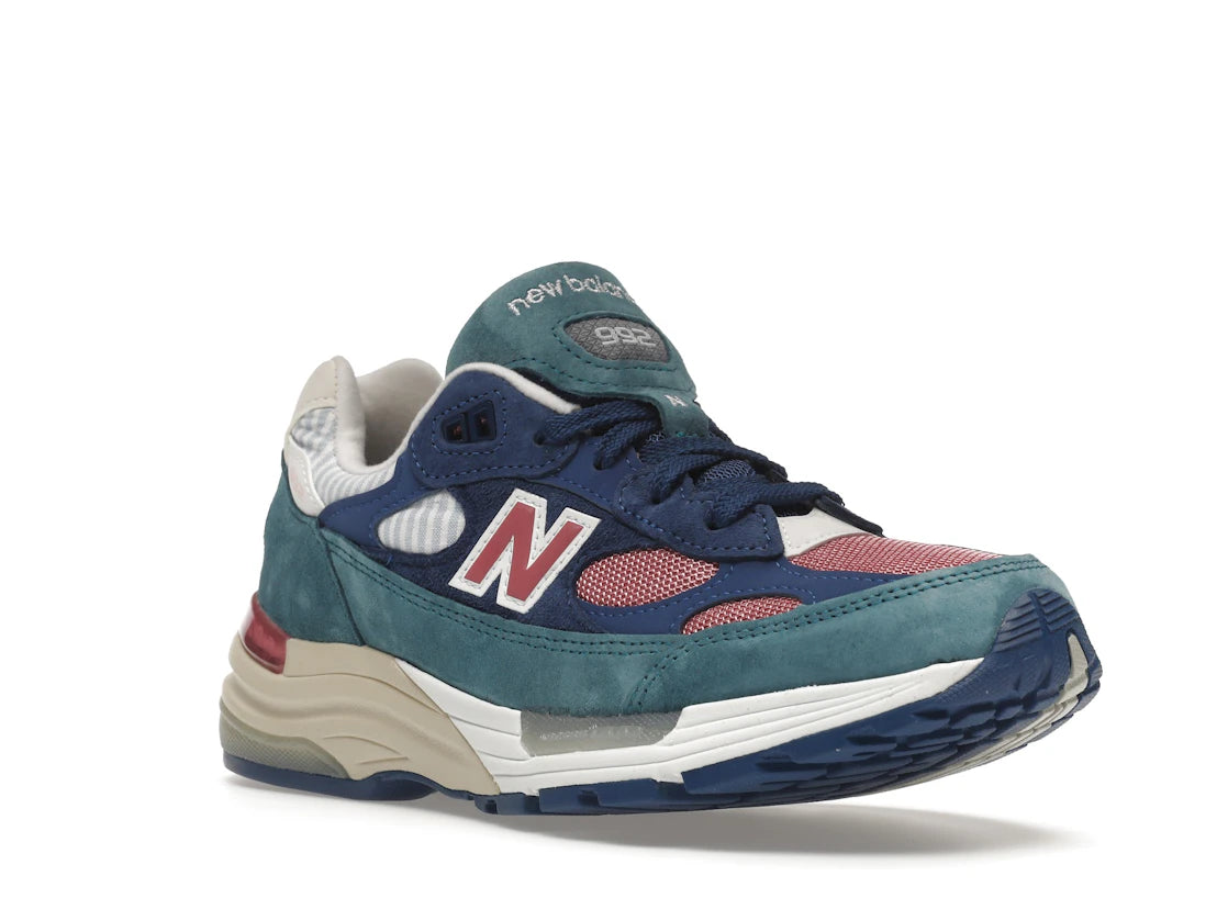 New Balance 992 Blue Teal Rose - vue secondaire A