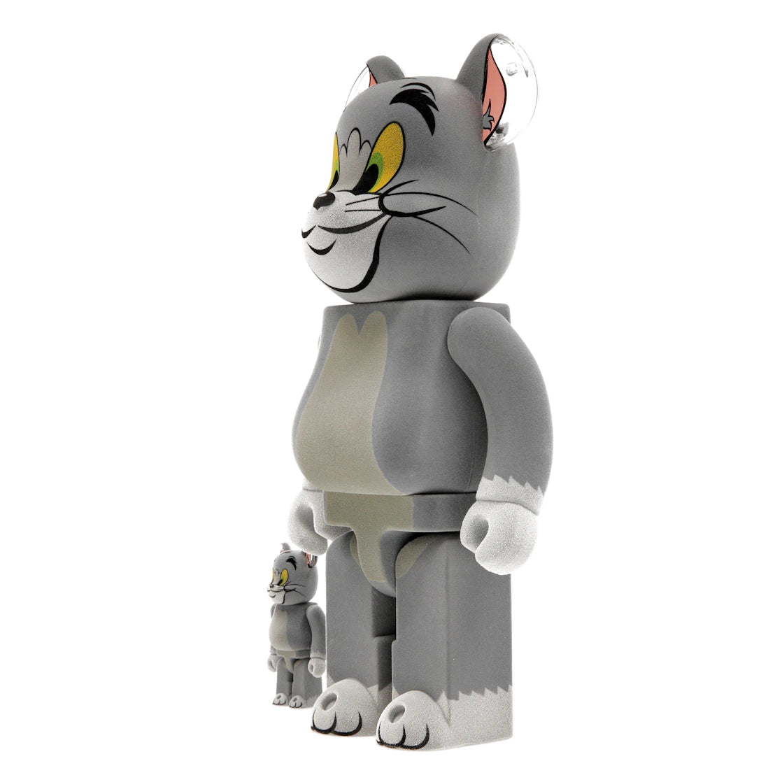 Bearbrick Tom and Jerry: Tom Flocky 100% & 400% Set - vue secondaire A