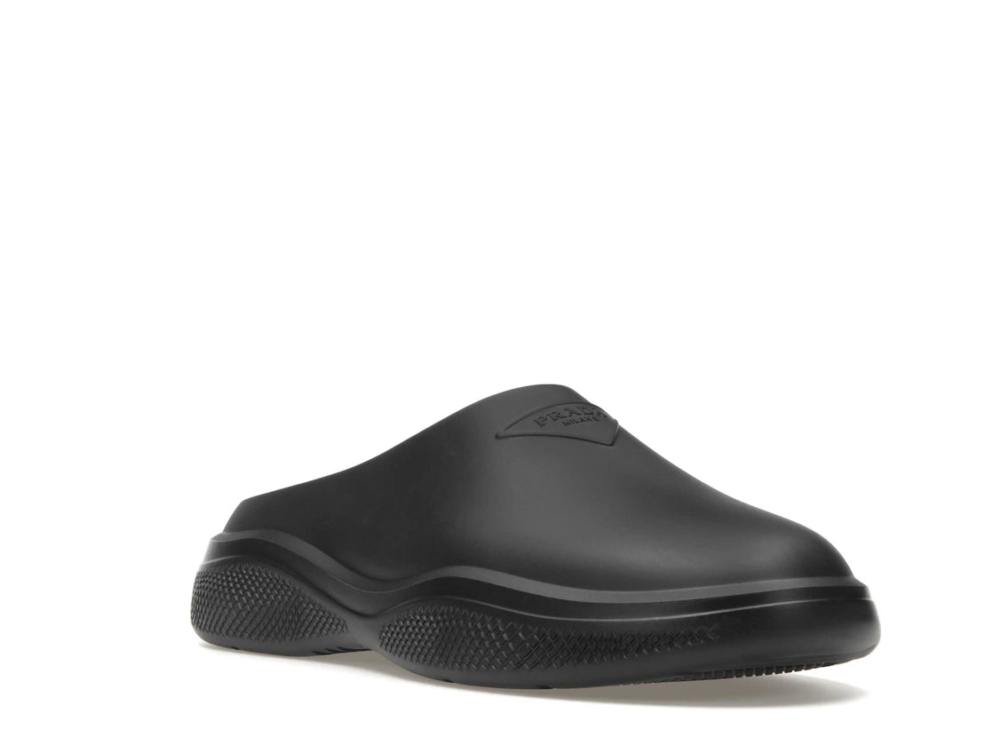 Prada Foam Rubber Mule Black - vue secondaire A