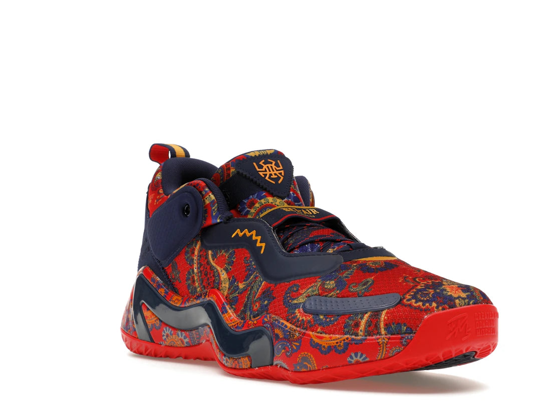 adidas D.O.N. Issue #3 Bel-Air Athletics Prep School Dark Blue - vue secondaire A
