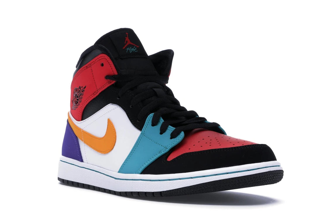Jordan 1 Mid Bred Multi-Color - vue secondaire A