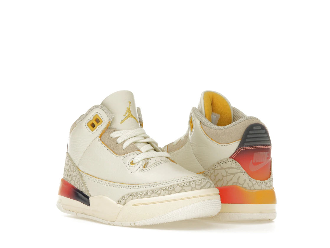 Jordan 3 Retro SP J Balvin Medellín Sunset (PS) - vue secondaire A