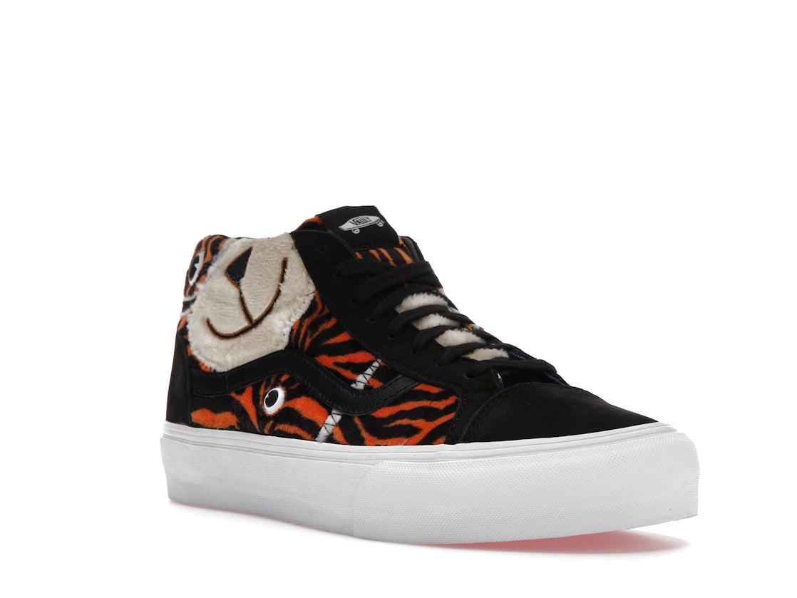 Vans Mid Zoo Skool Unstuffed Animal Tiger - vue secondaire A