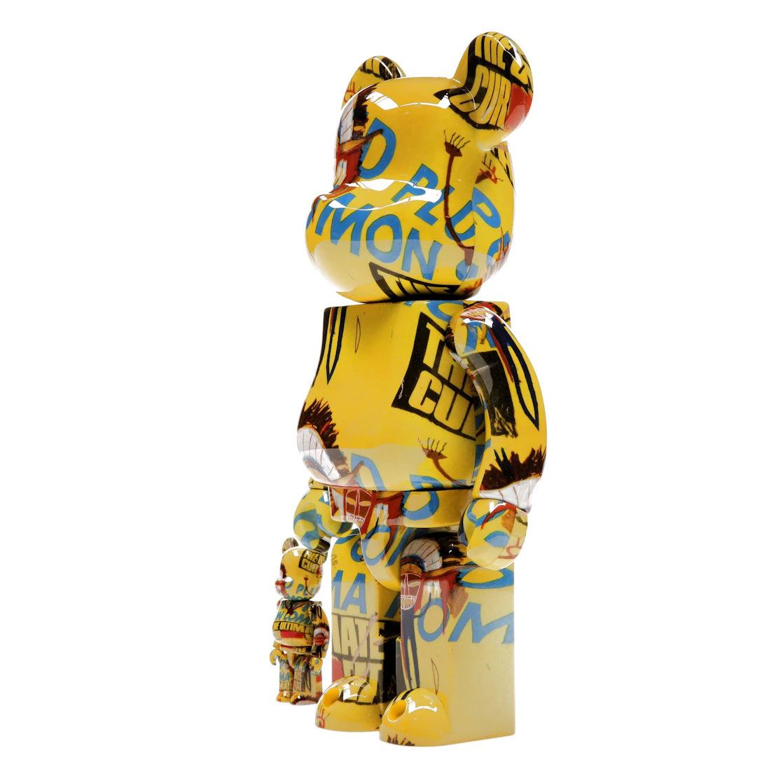 Bearbrick Andy Warhol x Jean-Michel Basquiat #3 100% & 400% Set - vue secondaire A