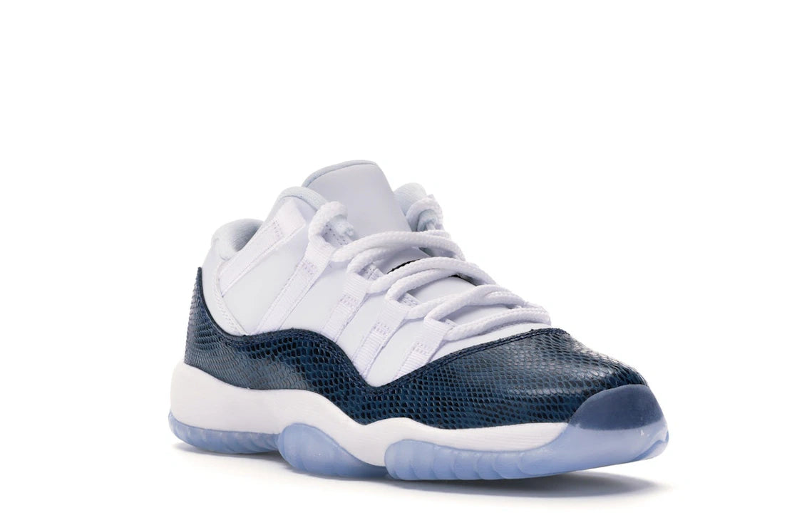 Jordan 11 Retro Low Snake Navy (2019) (GS) - vue secondaire A