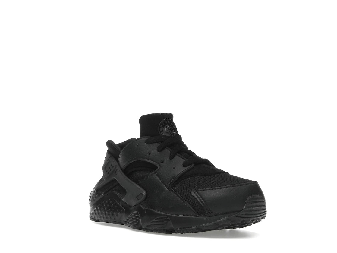 Nike Air Huarache Run Triple Black (PS) - vue secondaire A