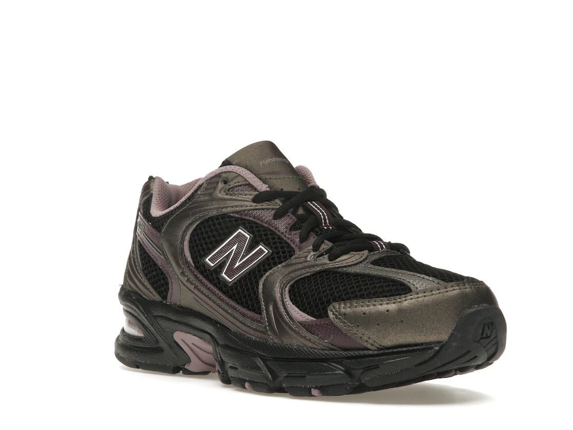 New Balance 530 Black Metallic Plum Brown - vue secondaire A