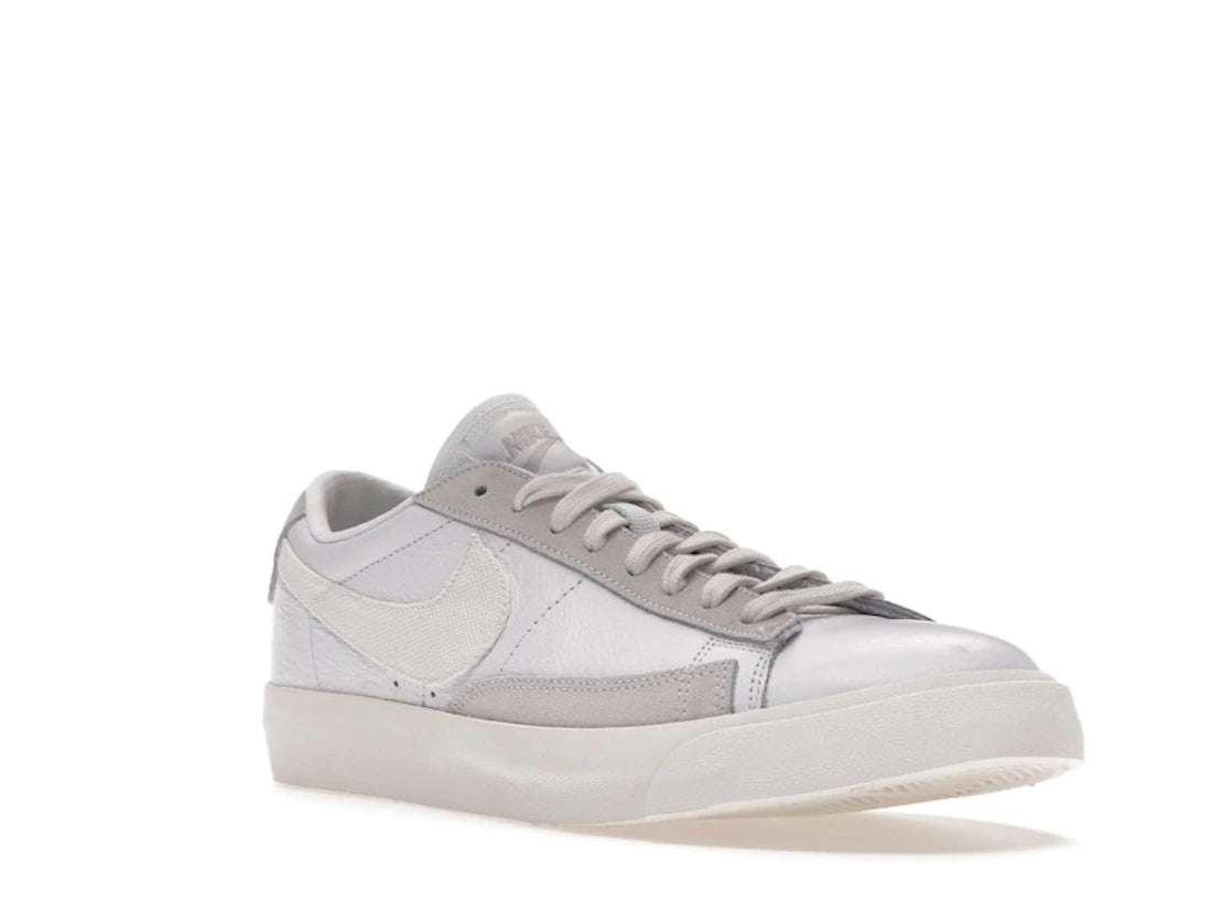 Nike Blazer Low Leather White Sail - vue secondaire A