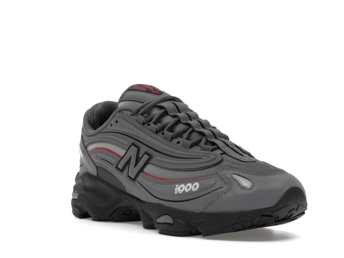 New Balance 1000 Grey Bright Red - vue secondaire A