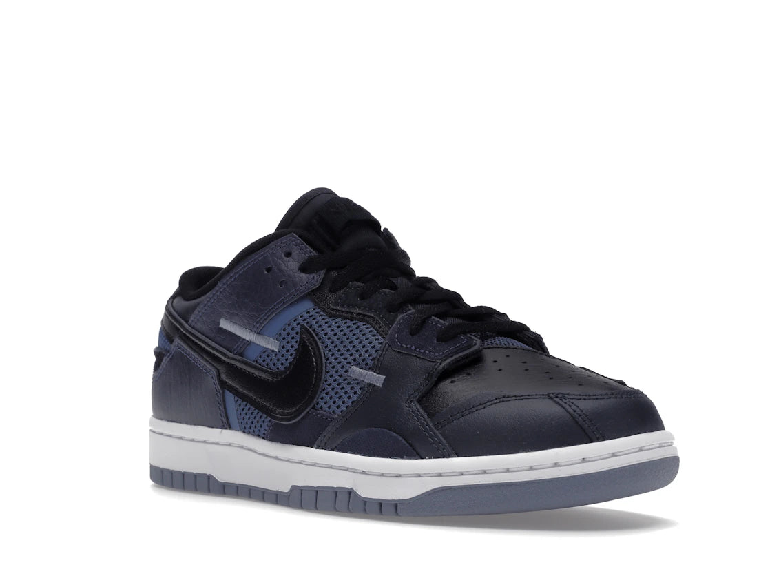 Nike Dunk Low Scrap Black Navy - vue secondaire A