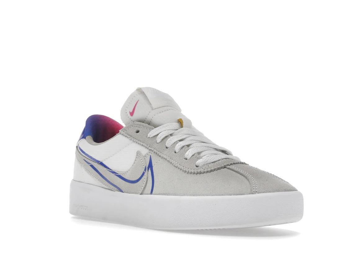 Nike SB Bruin React Summit White Pink Blast Racer Blue - vue secondaire A