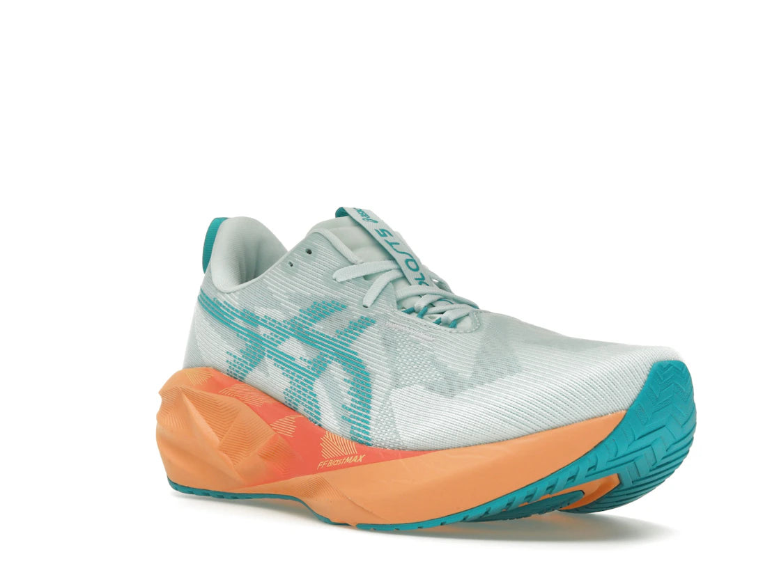 ASICS Novablast 5 Soothing Sea Wave Teal Orange - vue secondaire A