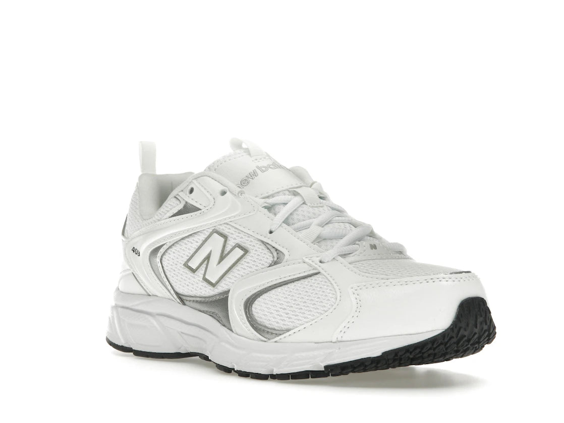 New Balance 408 White Silver - vue secondaire A