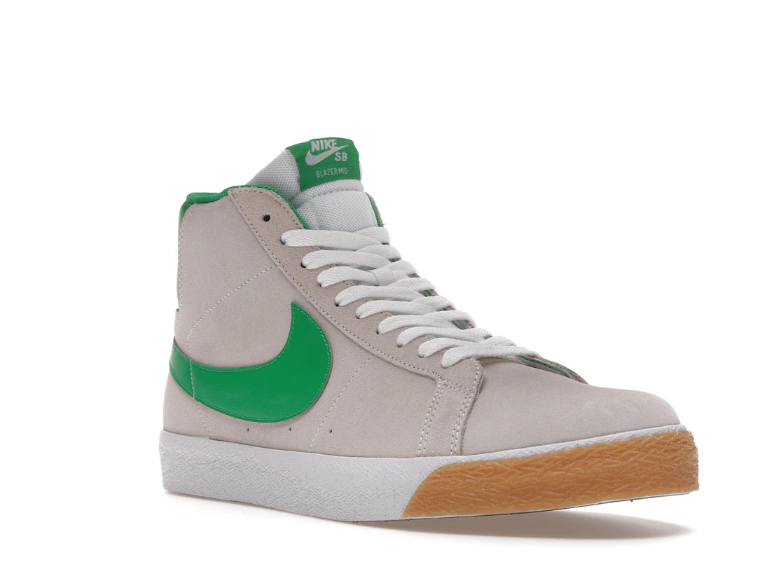 Nike SB Zoom Blazer Mid Summit White Lucky Green - vue secondaire A