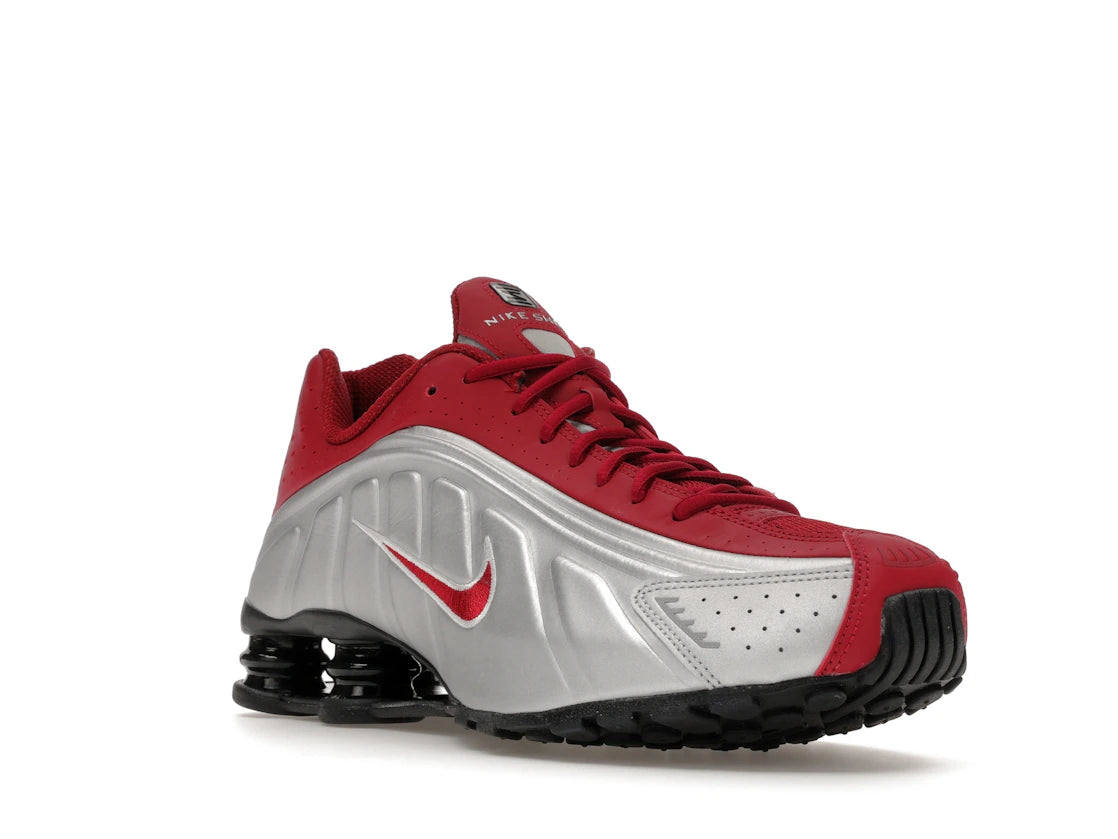 Nike Shox R4 Metallic Silver Black Crimson - vue secondaire A