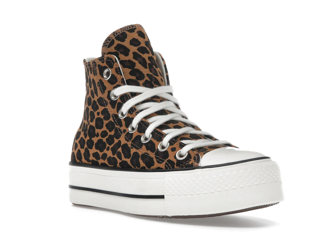Converse Chuck Taylor All Star Lift Platform Hi Leopard Suede (Women's) - vue secondaire A