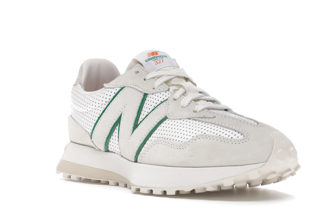 New Balance 327 Casablanca Green Logo - vue secondaire A