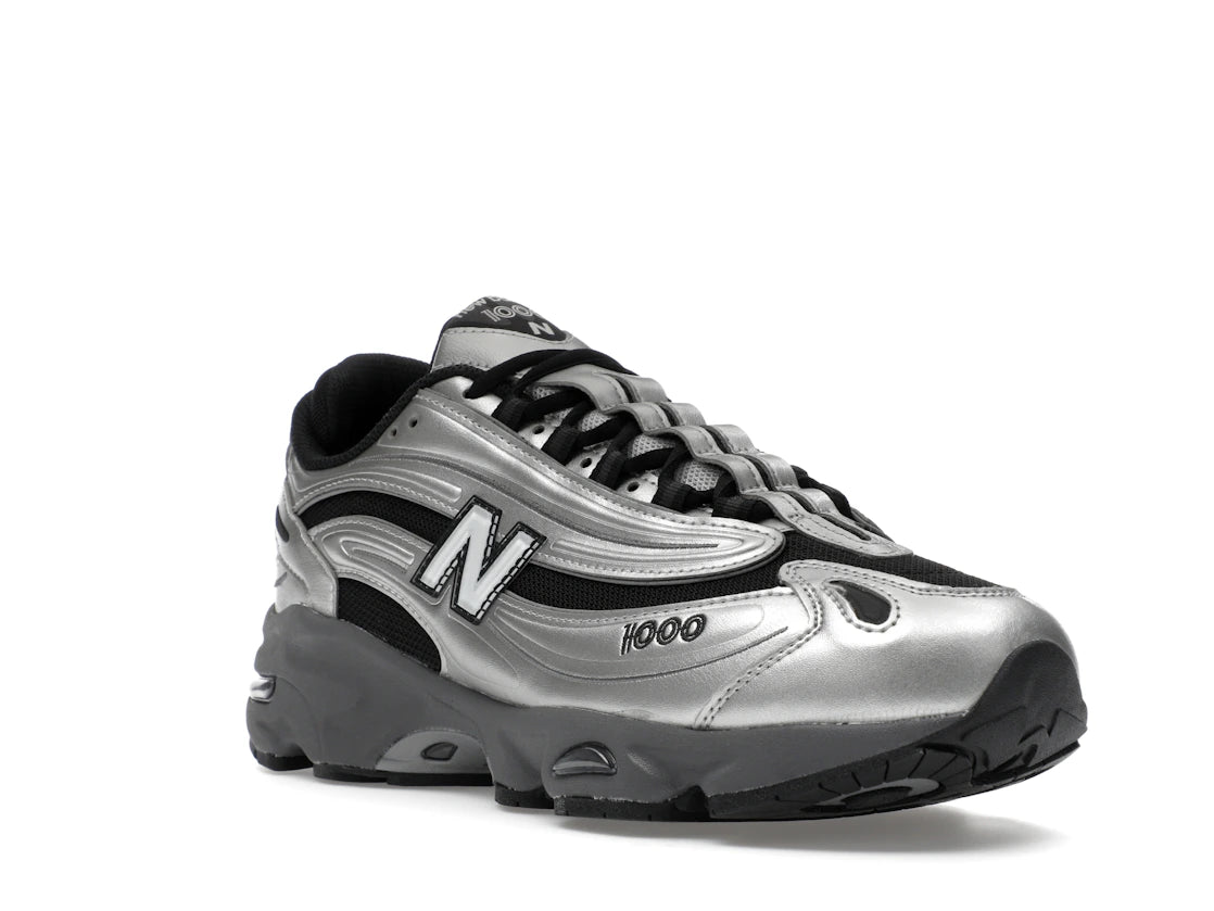 New Balance 1000 Schwarz Silber Metallic - vue secondaire A