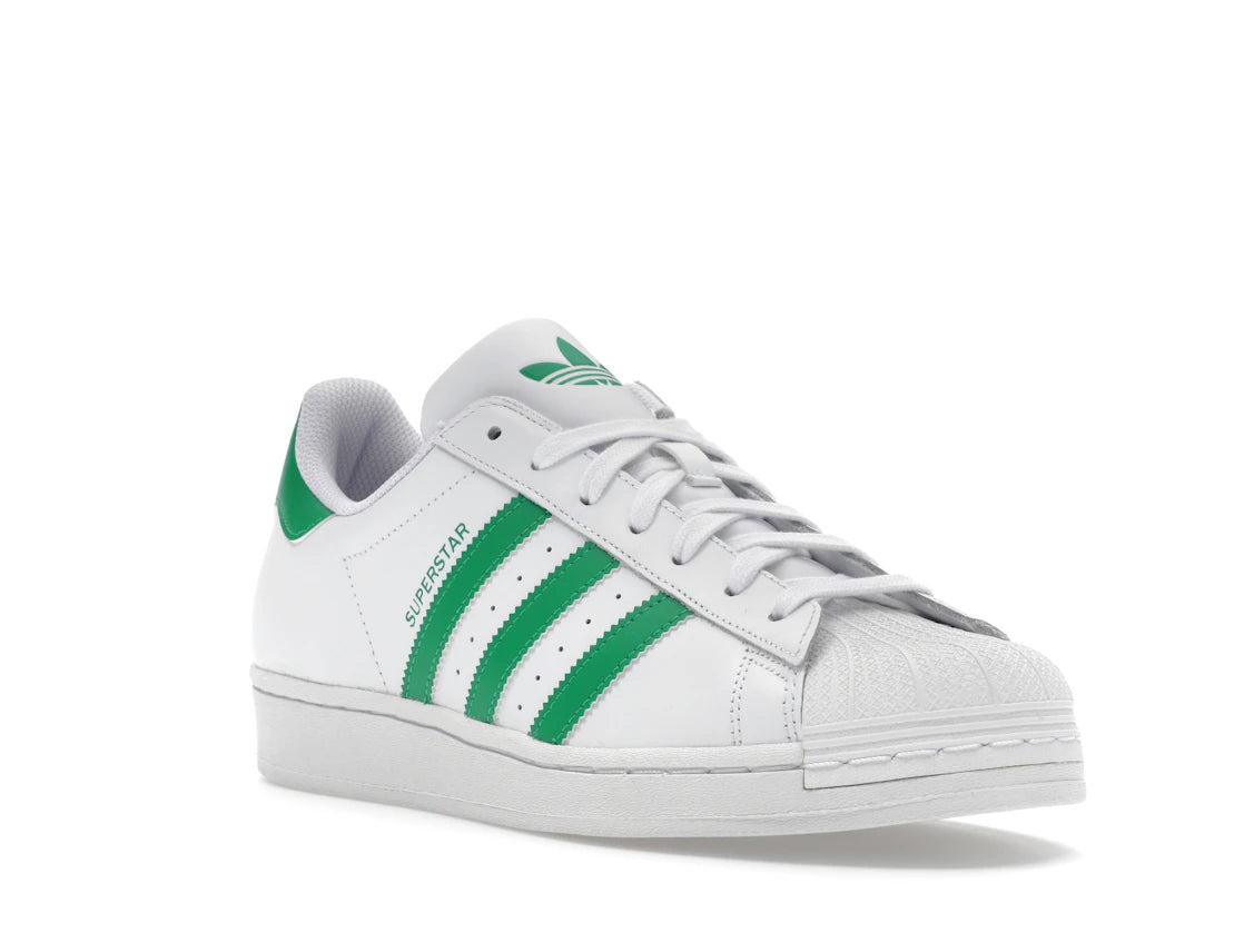 adidas Superstar Cloud White Green - vue secondaire A