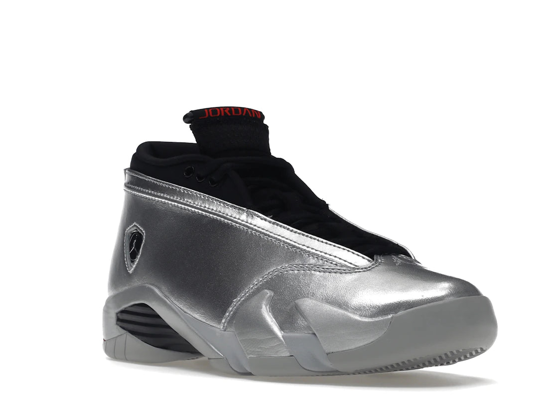 Jordan 14 Retro Metallic Silver (Women's) - vue secondaire A