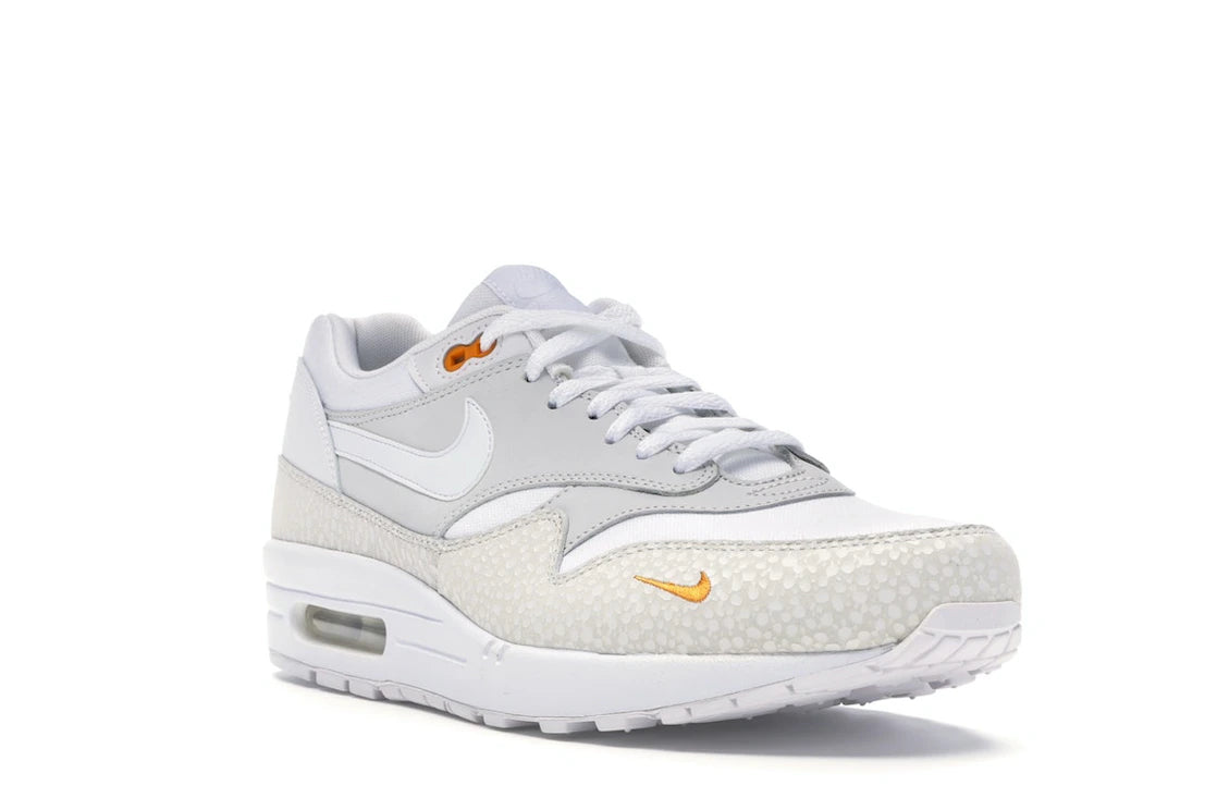 Nike Air Max 1 White Kumquat - vue secondaire A