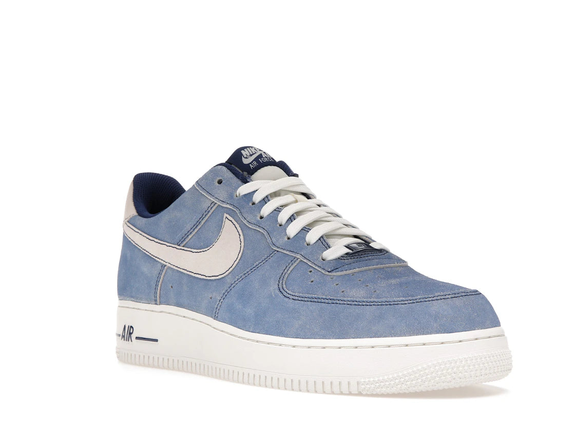 Nike Air Force 1 Low Dusty Blue Suede - vue secondaire A