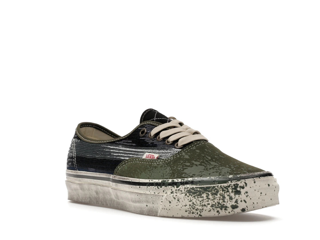 Vans Premium Authentic La Habana Green Blue - vue secondaire A
