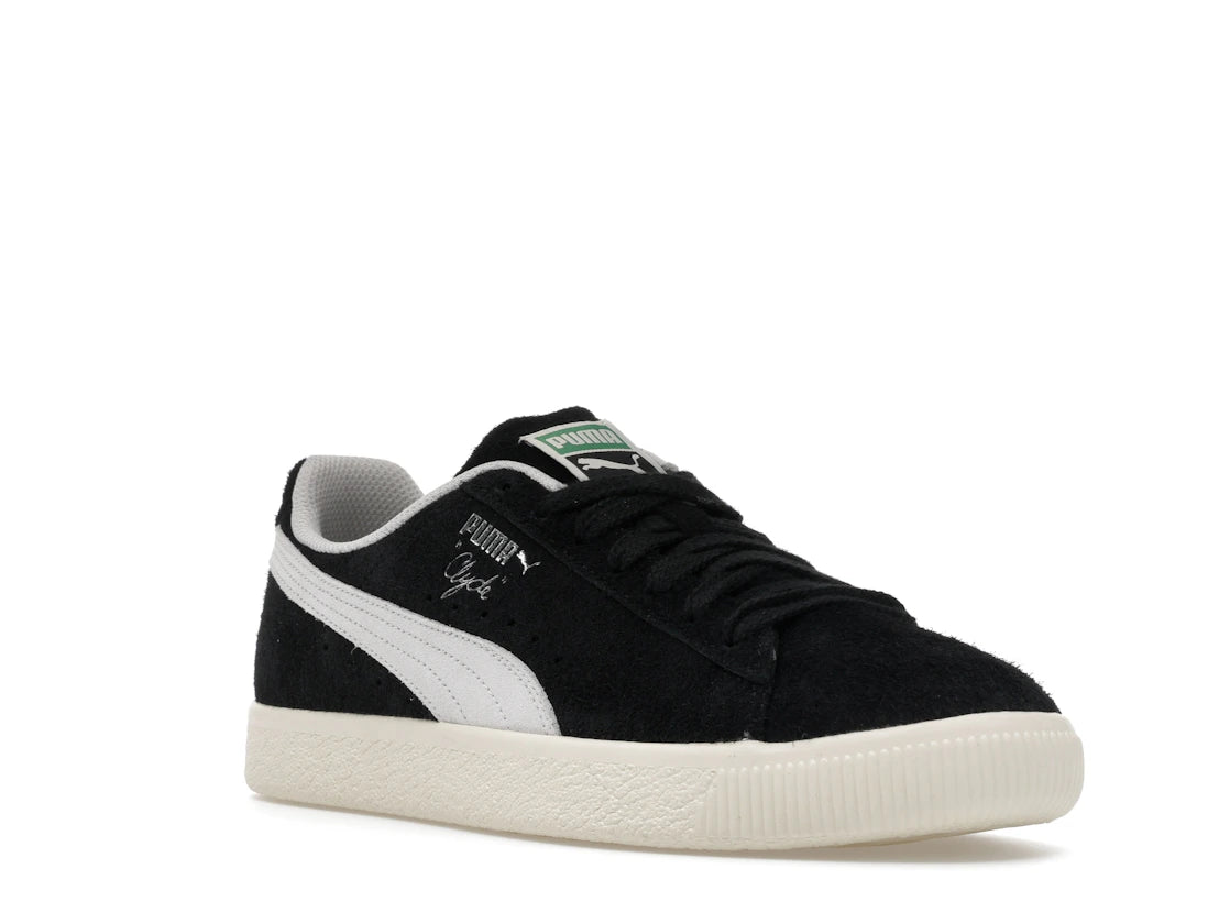 Puma Clyde Hairy Suede Puma Black Frosted Ivory - vue secondaire A