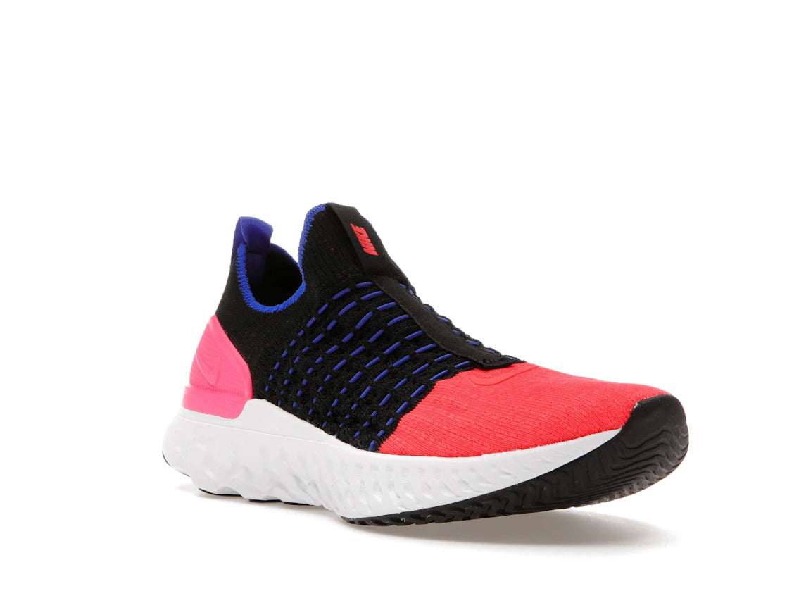 Nike React Phantom Run Flyknit 2 Black Hyper Pink (Women's) - vue secondaire A