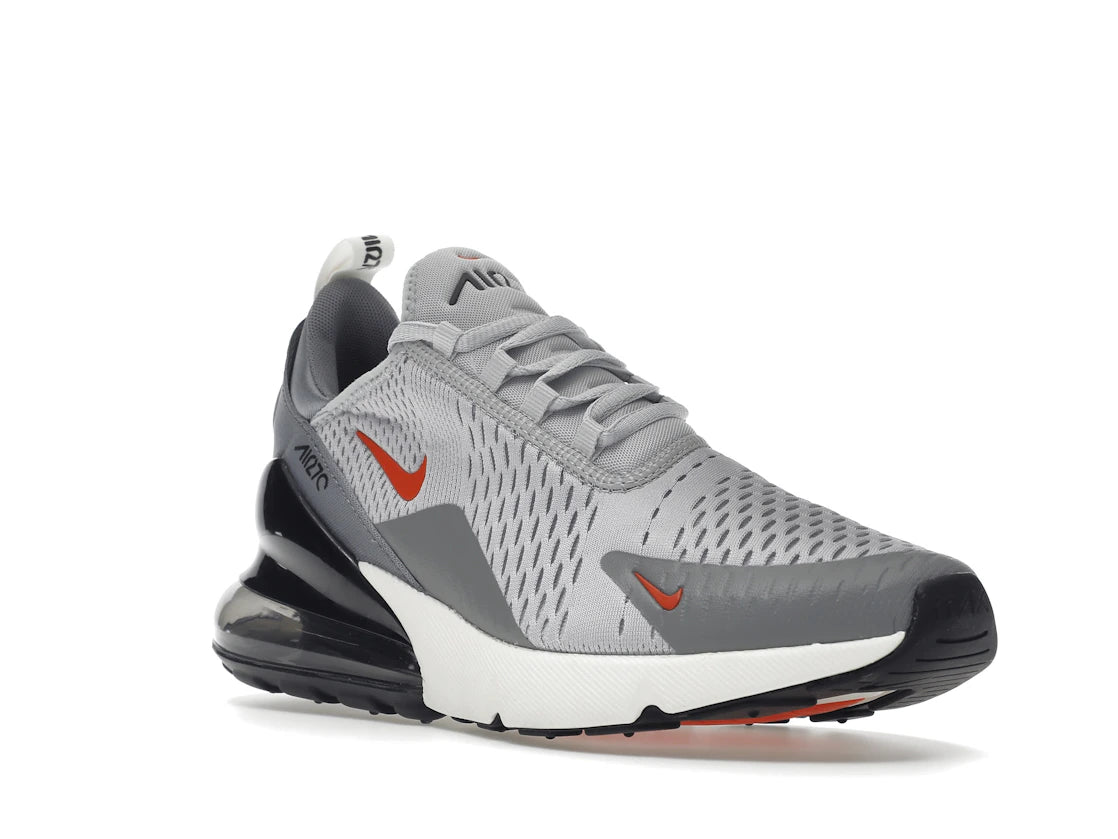 Nike Air Max 270 Grey Fog Team Orange Sail - vue secondaire A