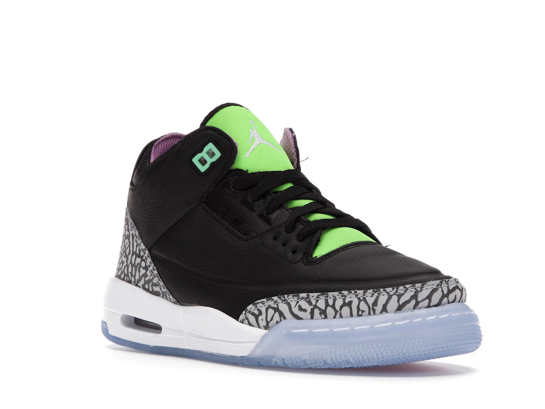 Jordan 3 Retro Electric Green (GS) - vue secondaire A