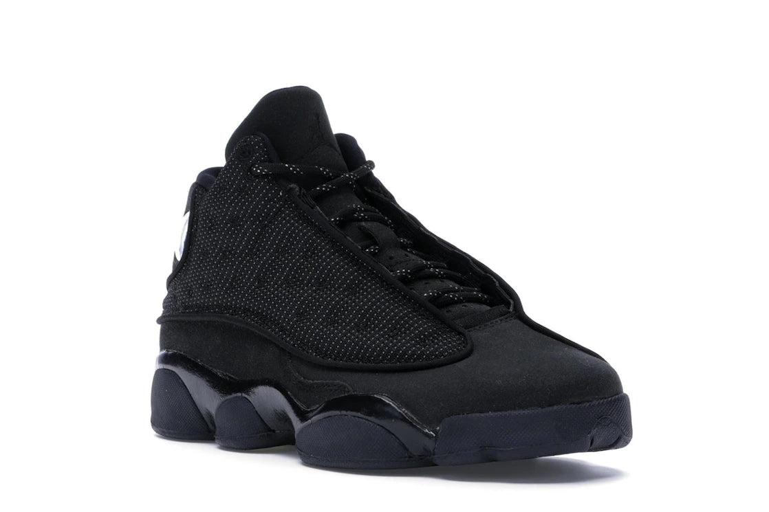 Jordan 13 Retro Black Cat (GS) - vue secondaire A