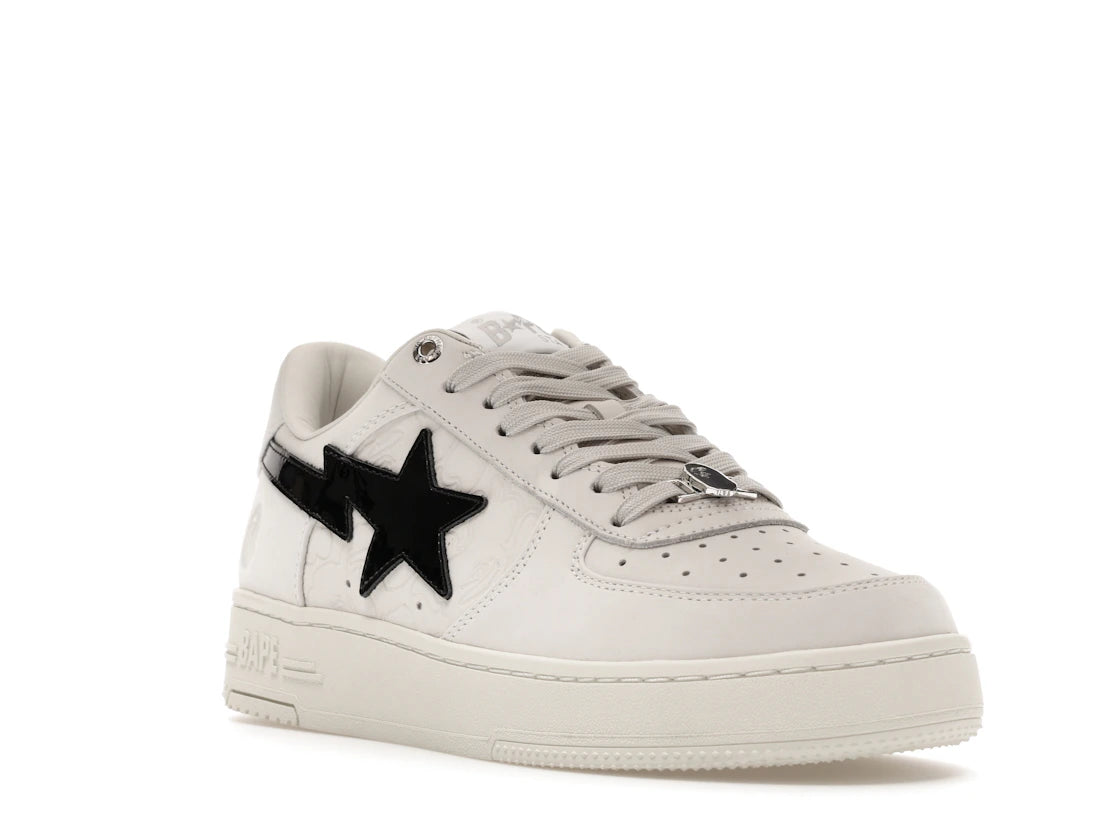 A Bathing Ape Bape Sta #4 White Black - vue secondaire A