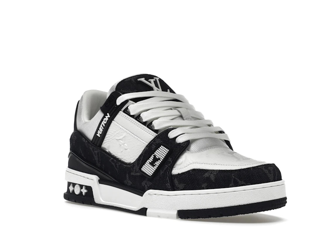 Louis Vuitton LV Trainer White Black - vue secondaire A