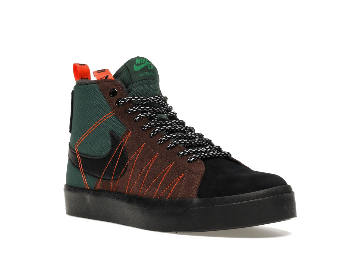 Nike SB Zoom Blazer Mid PRM Noble Green - vue secondaire A