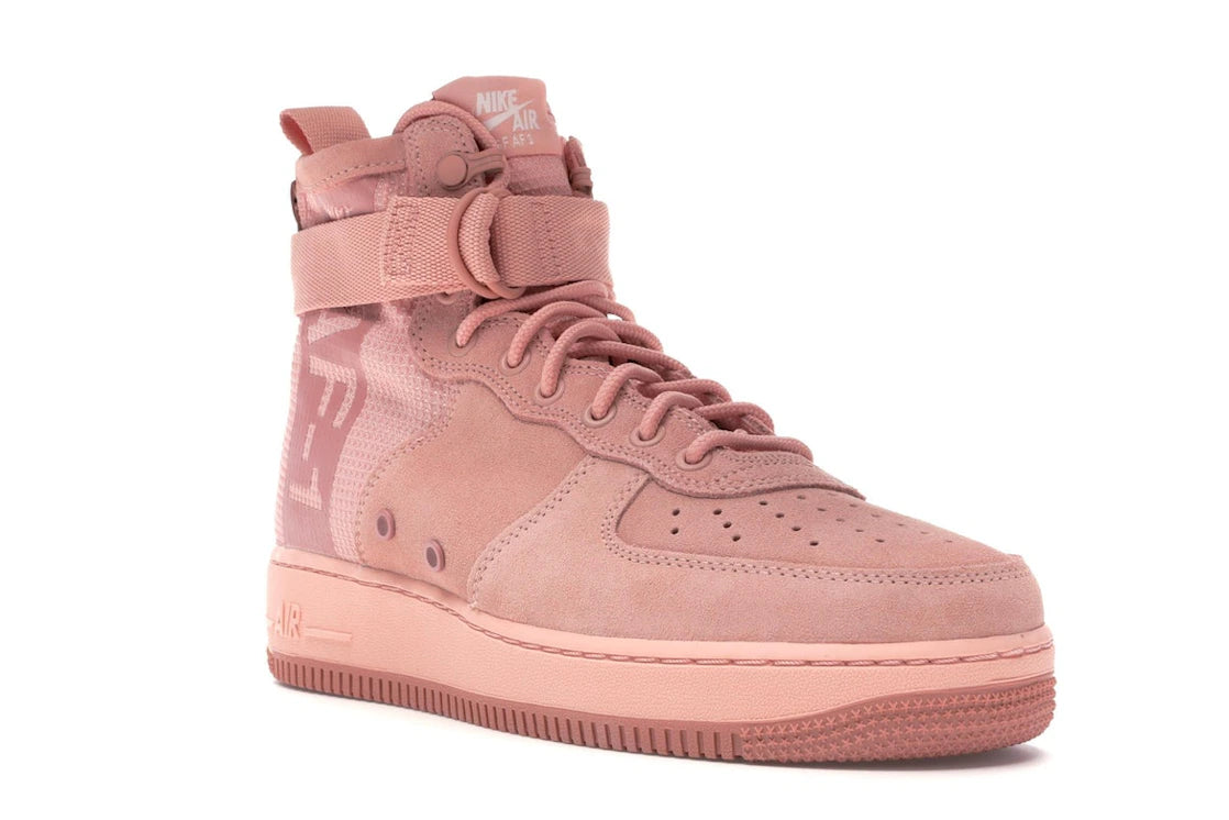 Nike SF Air Force 1 Mid Coral Stardust - vue secondaire A